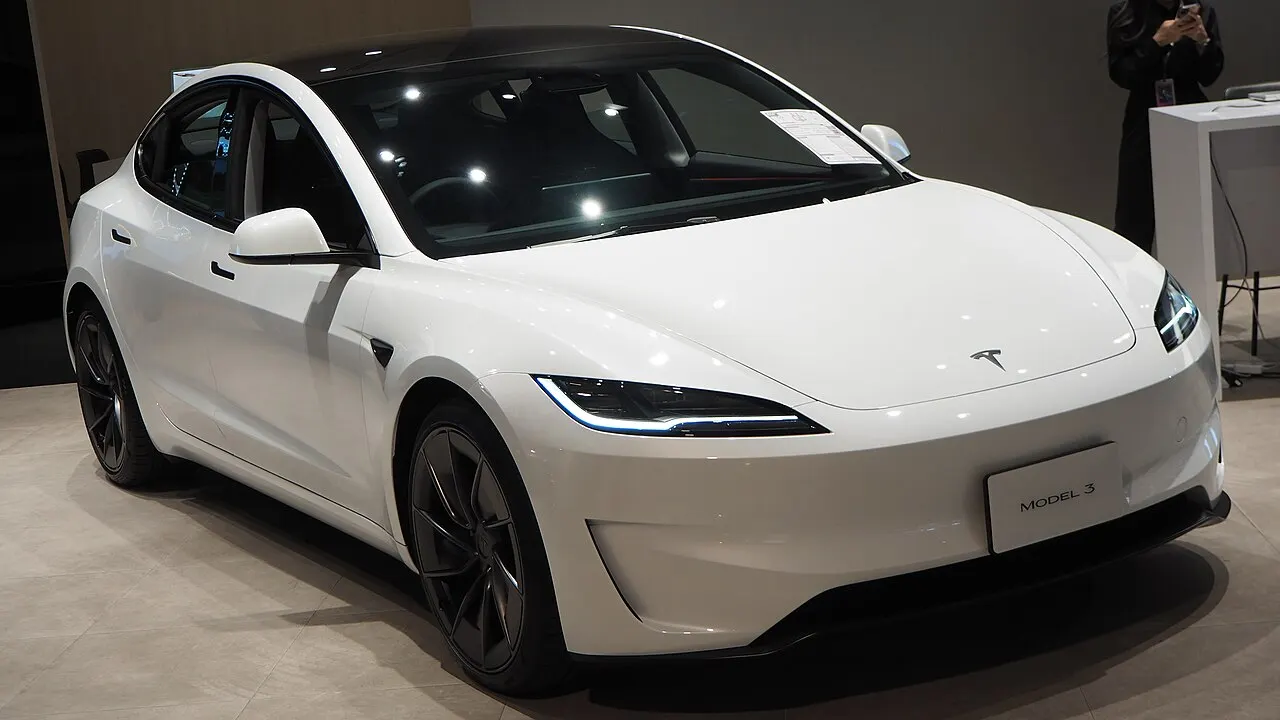 Tesla Model 3, Außenansicht